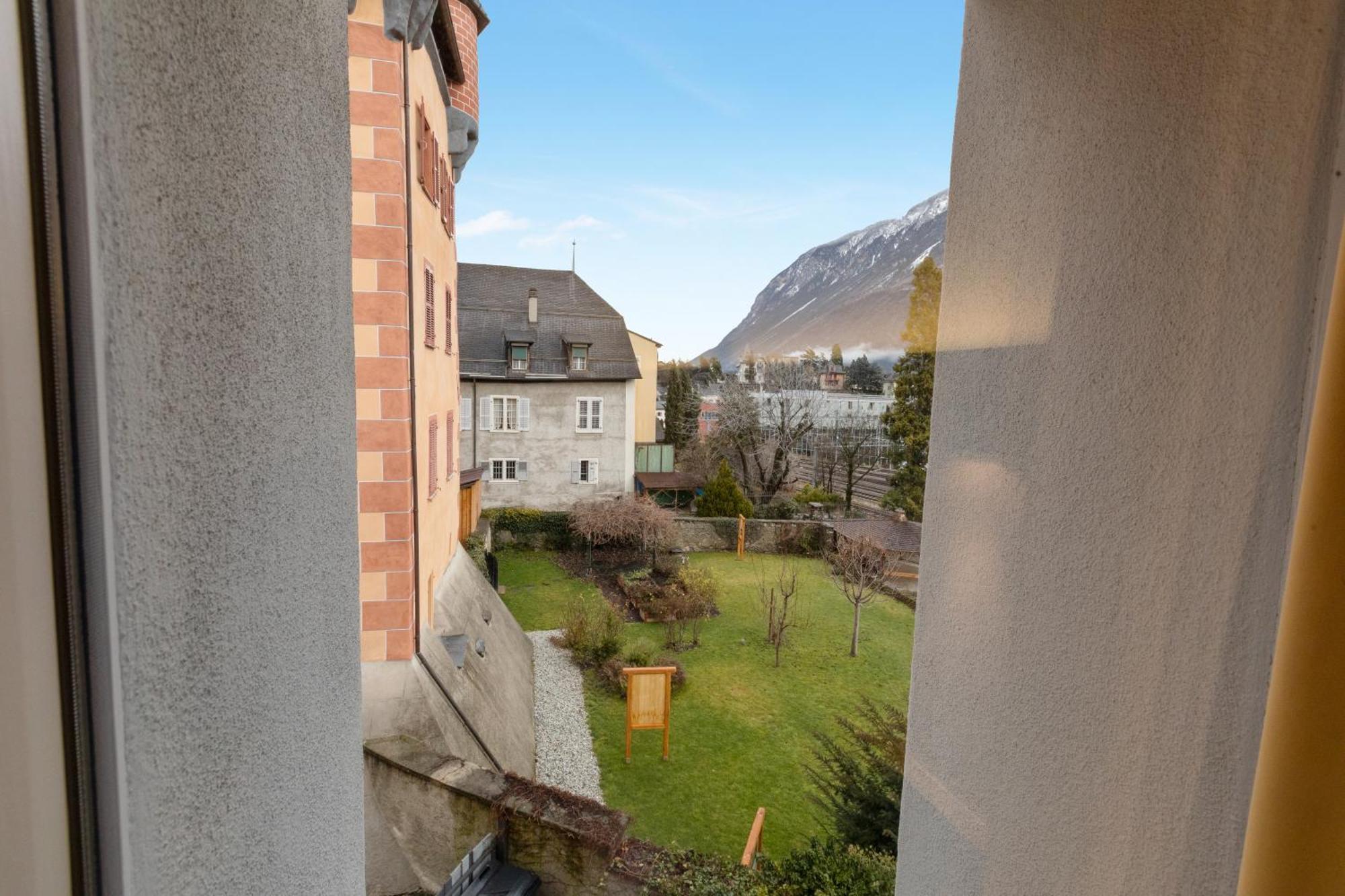 Hotel De La Poste Sierre ภายนอก รูปภาพ